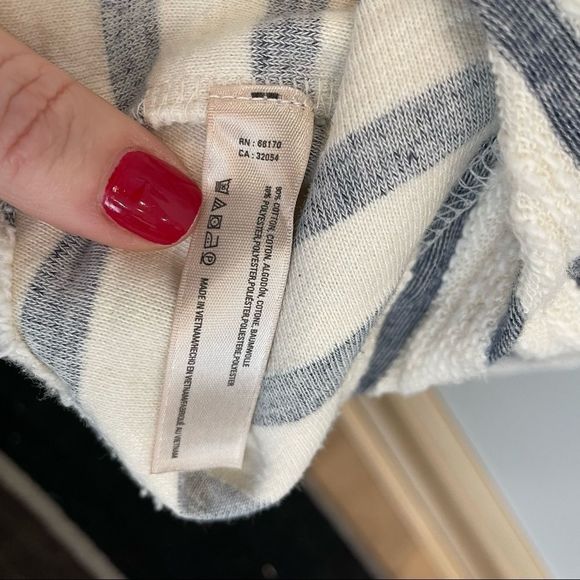 Anthropologie Yael Striped Midi Dress | Saturday/Casual Sleeveless Knit Dress - Picture 6 of 12